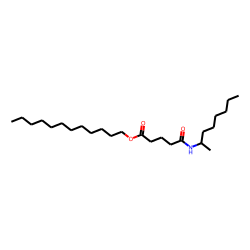 Glutaric acid, monoamide, N-(2-octyl)-, dodecyl ester