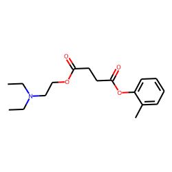 Succinic acid, 2-methylphenyl N,N-diethyl-2-aminoethyl ester