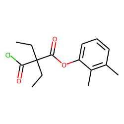 Diethylmalonic acid, monochloride, 2,3-dimethylphenyl ester