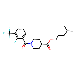 Isonipecotic acid, N-(2-fluoro-3-trifluoromethylbenzoyl)-, isohexyl ester
