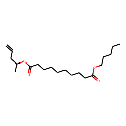 Sebacic acid, pent-4-en-2-yl pentyl ester