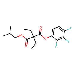 Diethylmalonic acid, isobutyl 2,3,4-trifluorophenyl ester