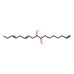 1,11,14-Heptadecatriene, 8,9-dihydroxy
