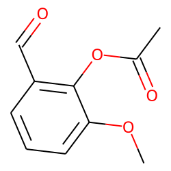 2-Hydroxy-3-methoxybenzaldehyde, acetate