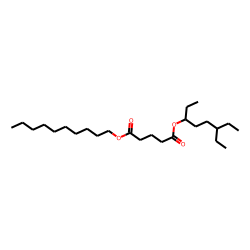Glutaric acid, decyl 6-ethyloct-3-yl ester