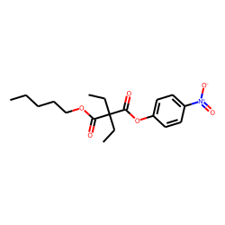 Diethylmalonic acid, 4-nitrophenyl pentyl ester