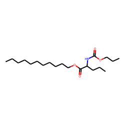 l-Norvaline, n-propoxycarbonyl-, undecyl ester