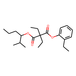 Diethylmalonic acid, 2-ethylphenyl 2-methylhex-3-yl ester