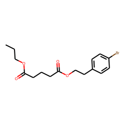 Glutaric acid, 2-(4-bromophenyl)ethyl propyl ester