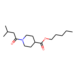 Isonipecotic acid, N-(3-methylbutyryl)-, pentyl ester