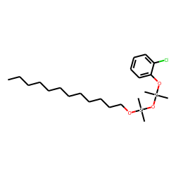 Silane, dimethyl(dimethyl(2-chlorophenoxy)silyloxy)dodecyloxy-