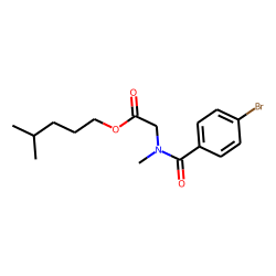 Sarcosine, N-(4-bromobenzoyl)-, isohexyl ester