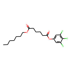 Adipic acid, heptyl 3,4,5-trichlorophenyl ester