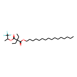 Diethylmalonic acid, hexadecyl 1,1,1-trifluoroprop-2-yl ester