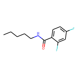 2,4-Difluorobenzamide, N-pentyl-