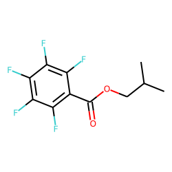 Pentafluorobenzoic acid, 2-methylpropyl ester