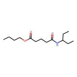 Glutaric acid, monoamide, N-(3-pentyl)-, butyl ester
