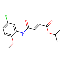 Fumaric acid, monoamide, N-(5-chloro-2-methoxyphenyl)-, isopropyl ester