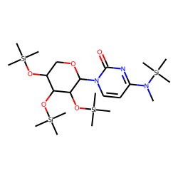 Cytosine arabinoside, methyl-TMS derivative