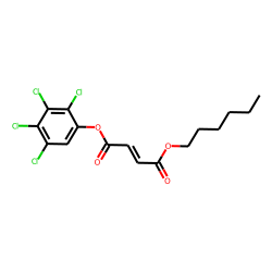 Fumaric acid, hexyl 2,3,4,5-tetrachlorophenyl ester