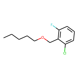 2-Chloro-6-fluorobenzyl alcohol, n-pentyl ether