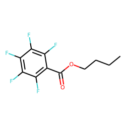 Pentafluorobenzoic acid, butyl ester