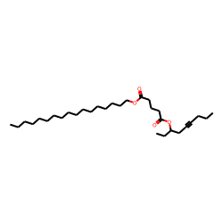 Glutaric acid, heptadecyl non-5-yn-3-yl ester