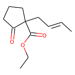 Cyclopentanecarboxylic acid, 1-(2-butenyl)-2-oxo-, ethyl ester, (Z)-