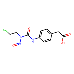 [4-(([1-(2-Chloroethyl)-2-oxohydrazino]carbonyl)amino)phenyl]acetic acid