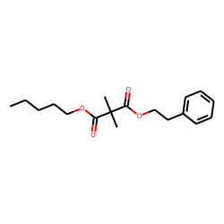 Dimethylmalonic acid, pentyl 2-phenethyl ester
