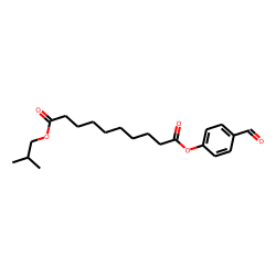 Sebacic acid, 4-formylphenyl isobutyl ester