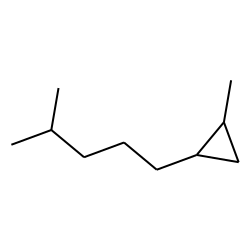 1-methyl-trans-2-(4-methyl)pentyl-cyclopropane