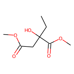 Butanedioic acid, 2-ethyl-2-hydroxy, dimethyl ester