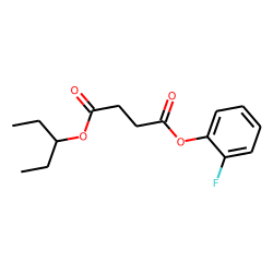 Succinic acid, 2-fluorophenyl 3-pentyl ester