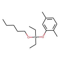 Silane, diethyl(2,5-dimethylphenoxy)pentyloxy-