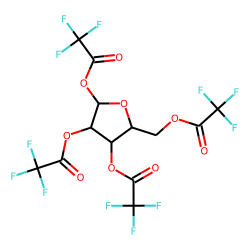 D-(-)-Ribofuranose, tetrakis(trifluoroacetate) (isomer 2)