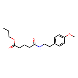 Glutaric acid, monoamide, N-(2-(4-methoxyphenyl)ethyl)-, propyl ester