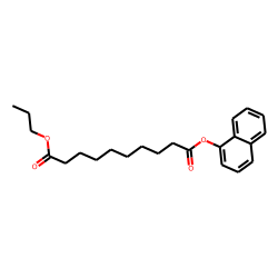 Sebacic acid, 1-naphthyl propyl ester