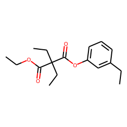 Diethylmalonic acid, ethyl 3-ethylphenyl ester
