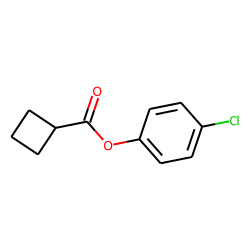Cyclobutanecarboxylic acid, 4-chlorophenyl ester
