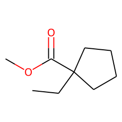 Cyclopentane-1-carboxylic acid, 1-ethyl, methyl ester