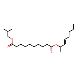 Sebacic acid, isobutyl oct-3-en-2-yl ester
