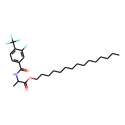D-Alanine, N-(3-fluoro-4-trifluoromethylbenzoyl)-, pentadecyl ester