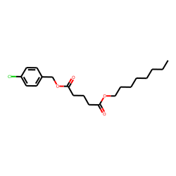 Glutaric acid, 4-chlorobenzyl octyl ester