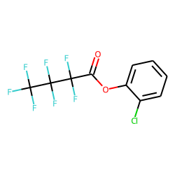 Heptafluorobutyric acid, 2-chlorophenyl ester