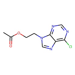 9H-purine-9-ethanol, 6-chloro-, acetate