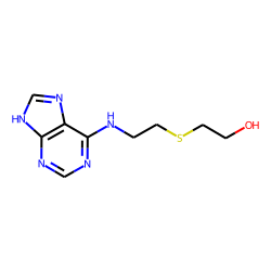 Ethanol, 2-[2-(9h-purin-6-ylamino)ethylthio]-