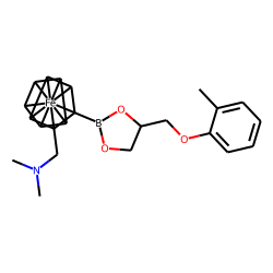 Mephenesin, 2-(N,N-dimethylaminomethyl)-ferroceneboronate