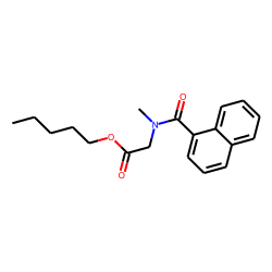 Sarcosine, N-(1-naphthoyl)-, pentyl ester