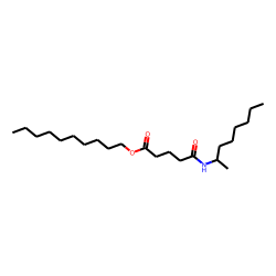 Glutaric acid, monoamide, N-(2-octyl)-, decyl ester